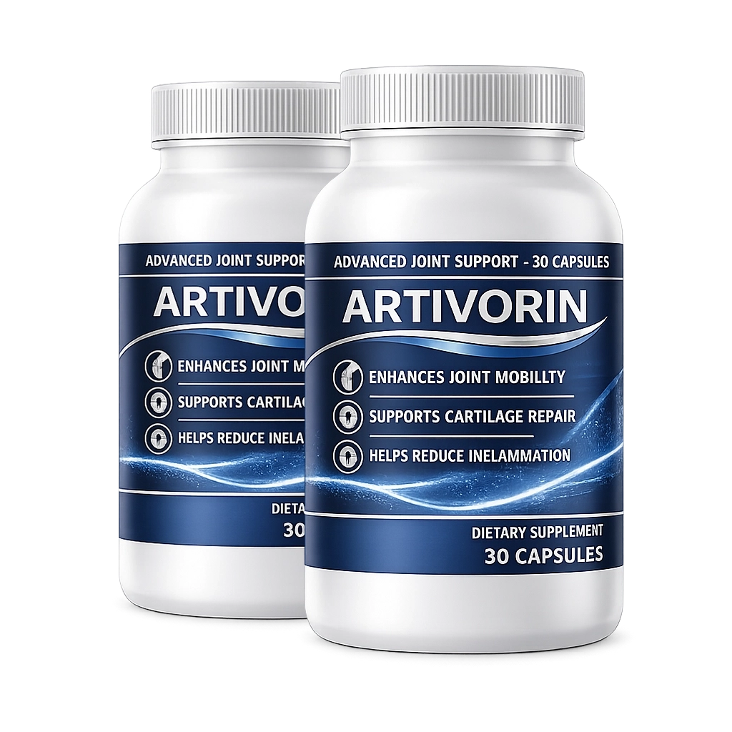 Artivorin vegan joint support capsules with bottle
