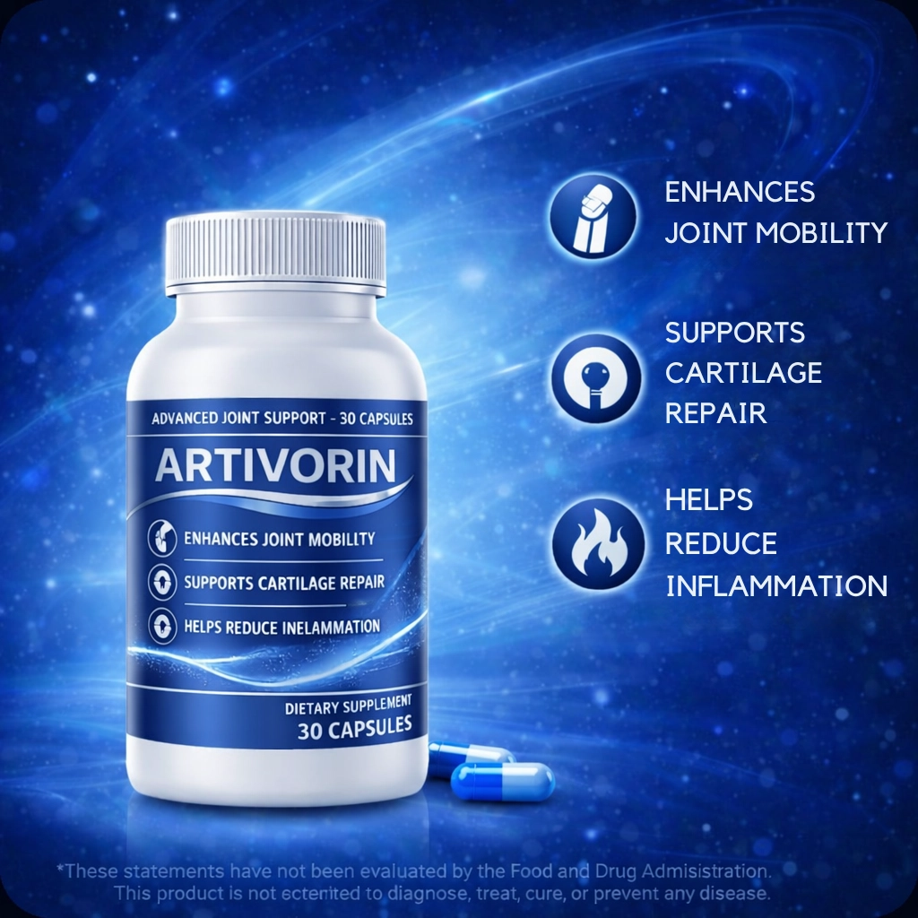 Artivorin joint health supplement benefits label