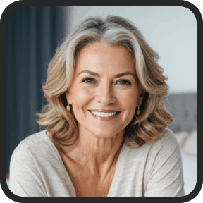 Senior woman hiking with strong healthy joints